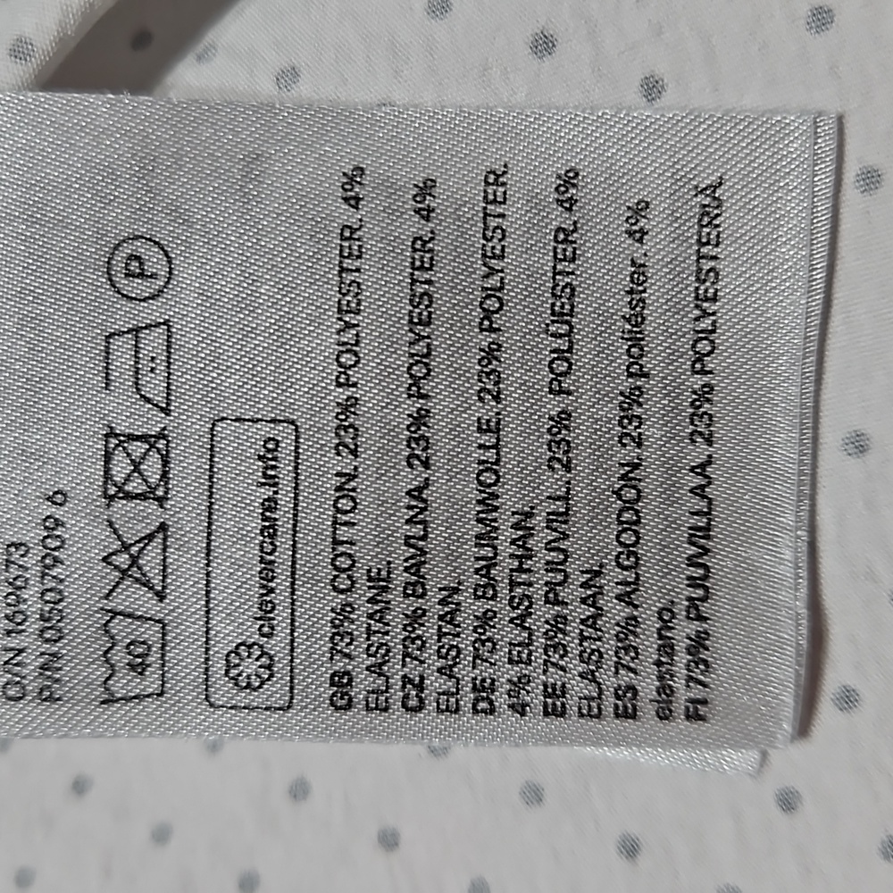 Swiss dot button down blouse - Picture 6 of 6